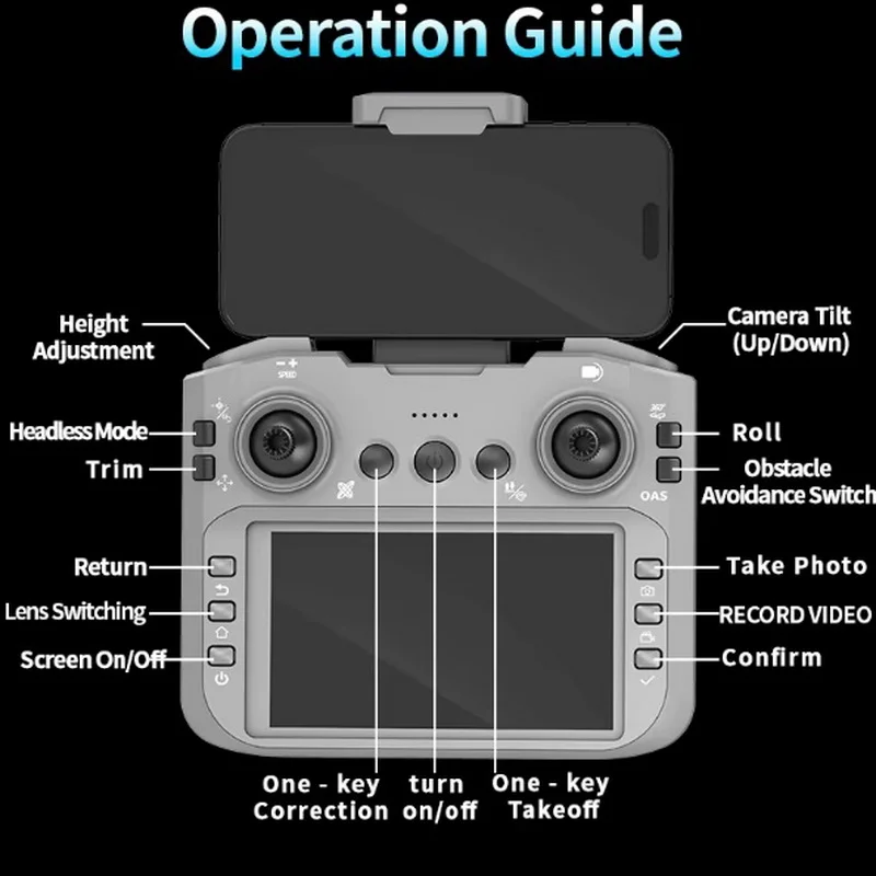 DJW M4 Ultra 4K Dual Camera Drone 3 DJW M4 Ultra 4K Dual Camera Drone - Image 3