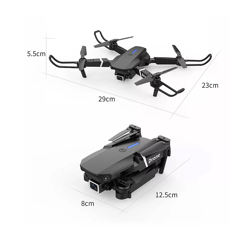E88 Foldable Drone with 4K Wi-Fi FPV Dual Camera, 360° Flip & Aerial Photography 6 E88 Foldable Drone with 4K Wi-Fi FPV Dual Camera, 360° Flip & Aerial Photography - Image 6