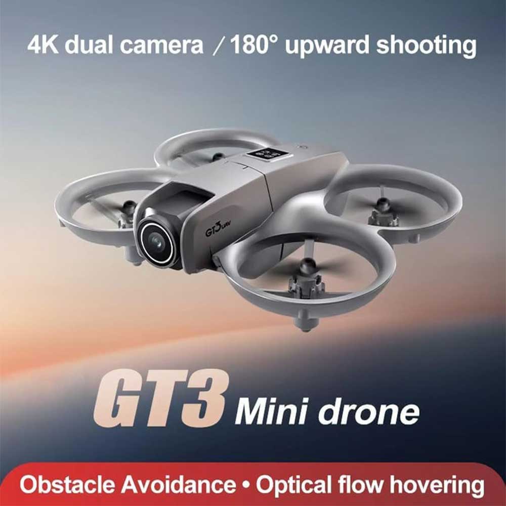 GT3 Mini Drone 68g with Dual Cameras, 180° ESC Lens, Optical Flow Hovering & Obstacle Avoidance 9 GT3 Mini Drone 68g with Dual Cameras, 180° ESC Lens, Optical Flow Hovering & Obstacle Avoidance - Image 9
